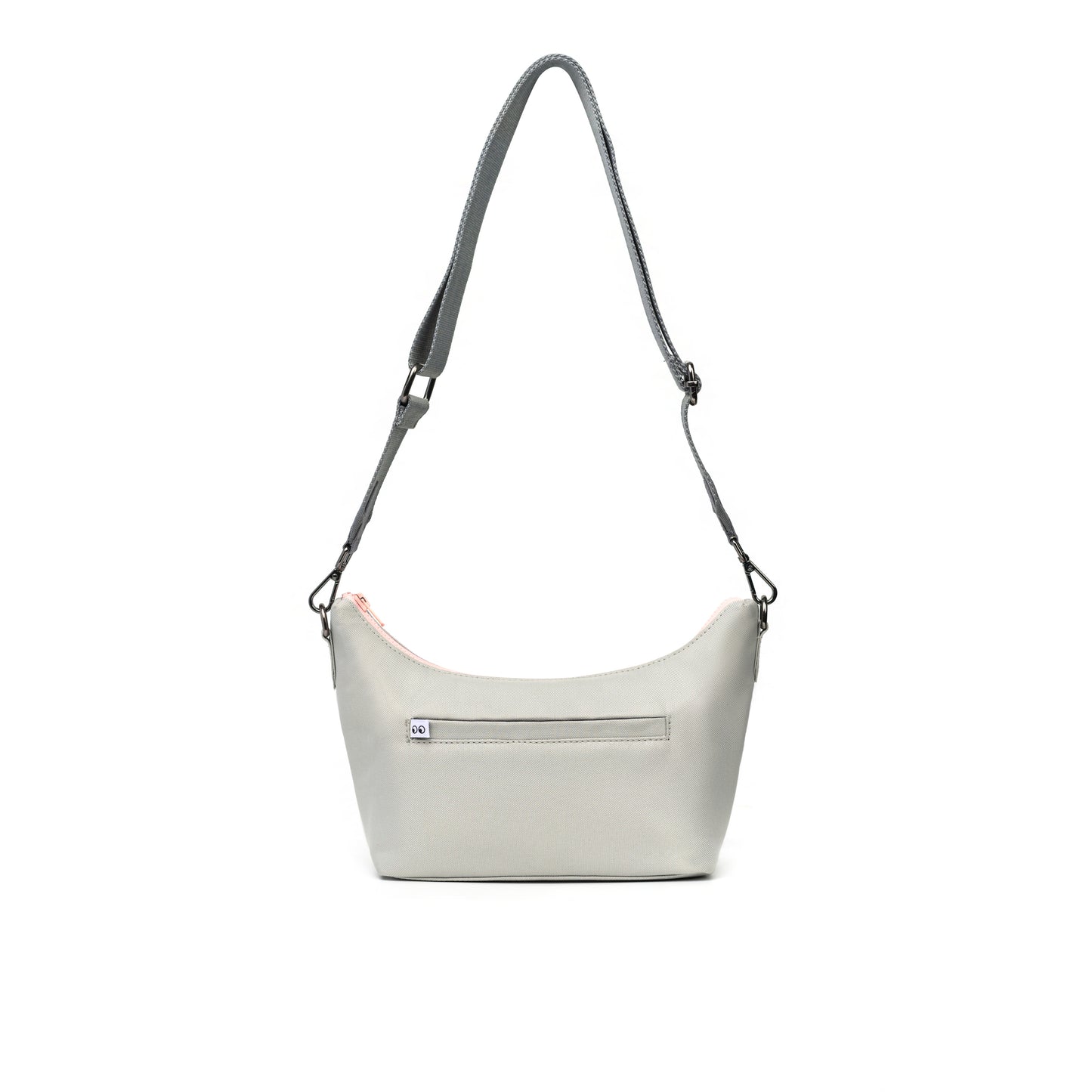 Kanavaia Baguette Shoulder Bag Light Grey