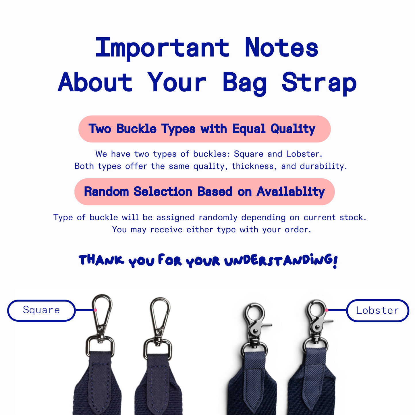 Kanavaia Baguette Shoulder Bag Navy Blue