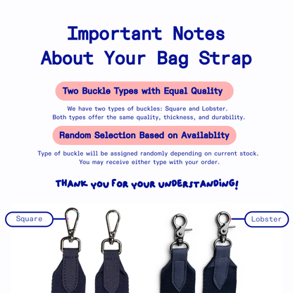 Kanavaia Baguette Shoulder Bag Navy Blue