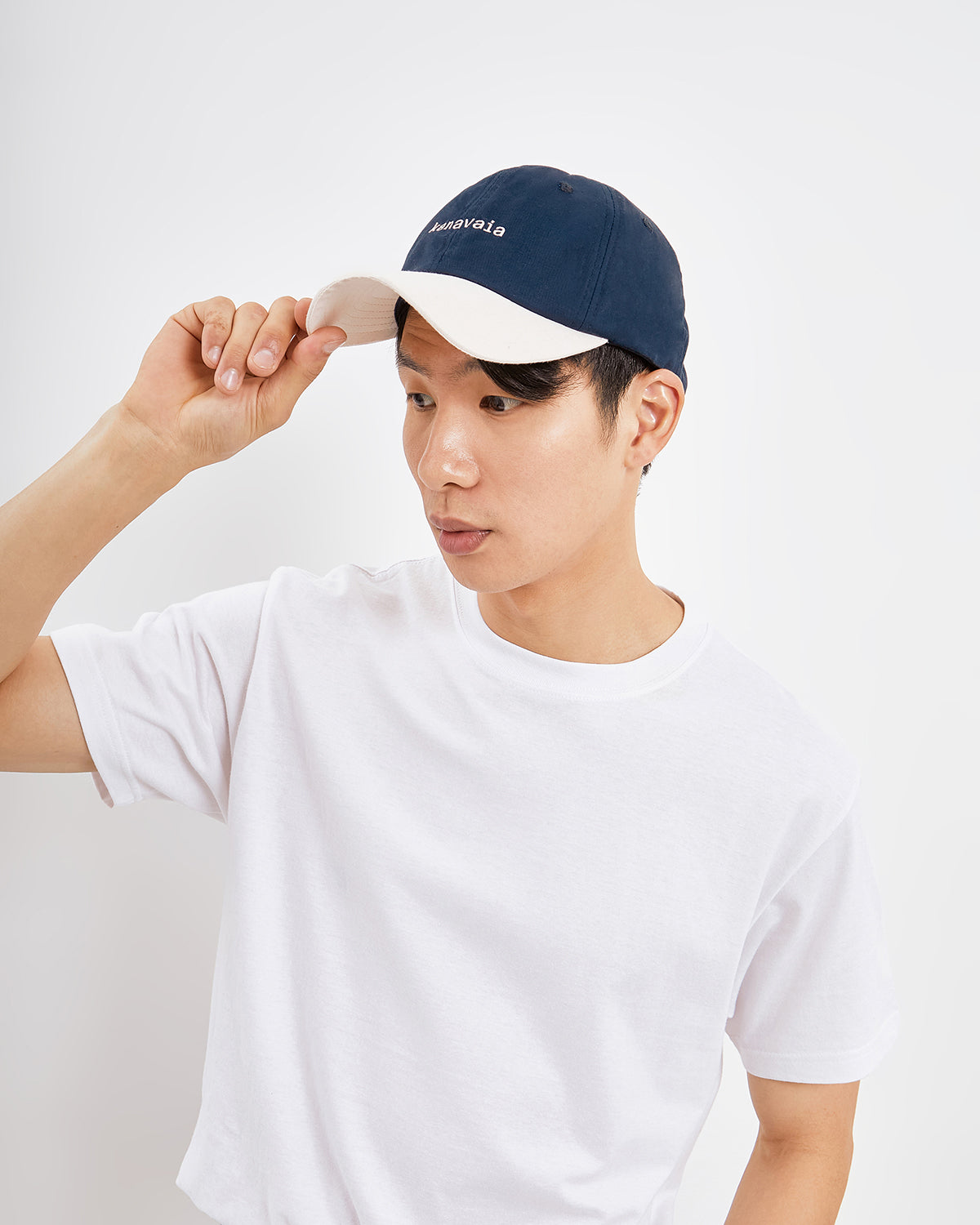 Kanavaia Drill Cap Navy Blue / Cream