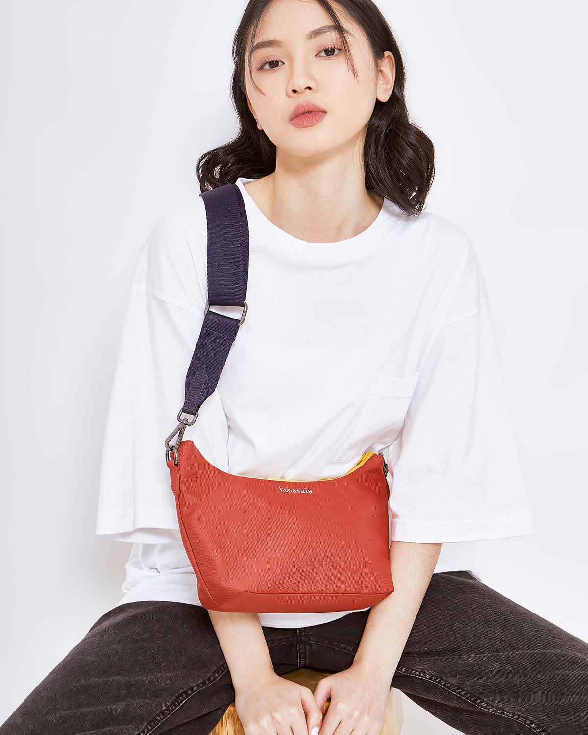 Kanavaia Baguette Shoulder Bag Terracotta