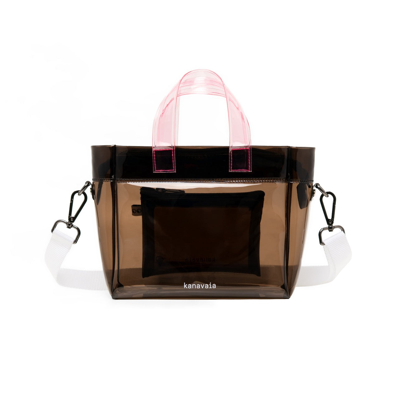 Kanavaia Mini PVC Tote Bag Black / Pink