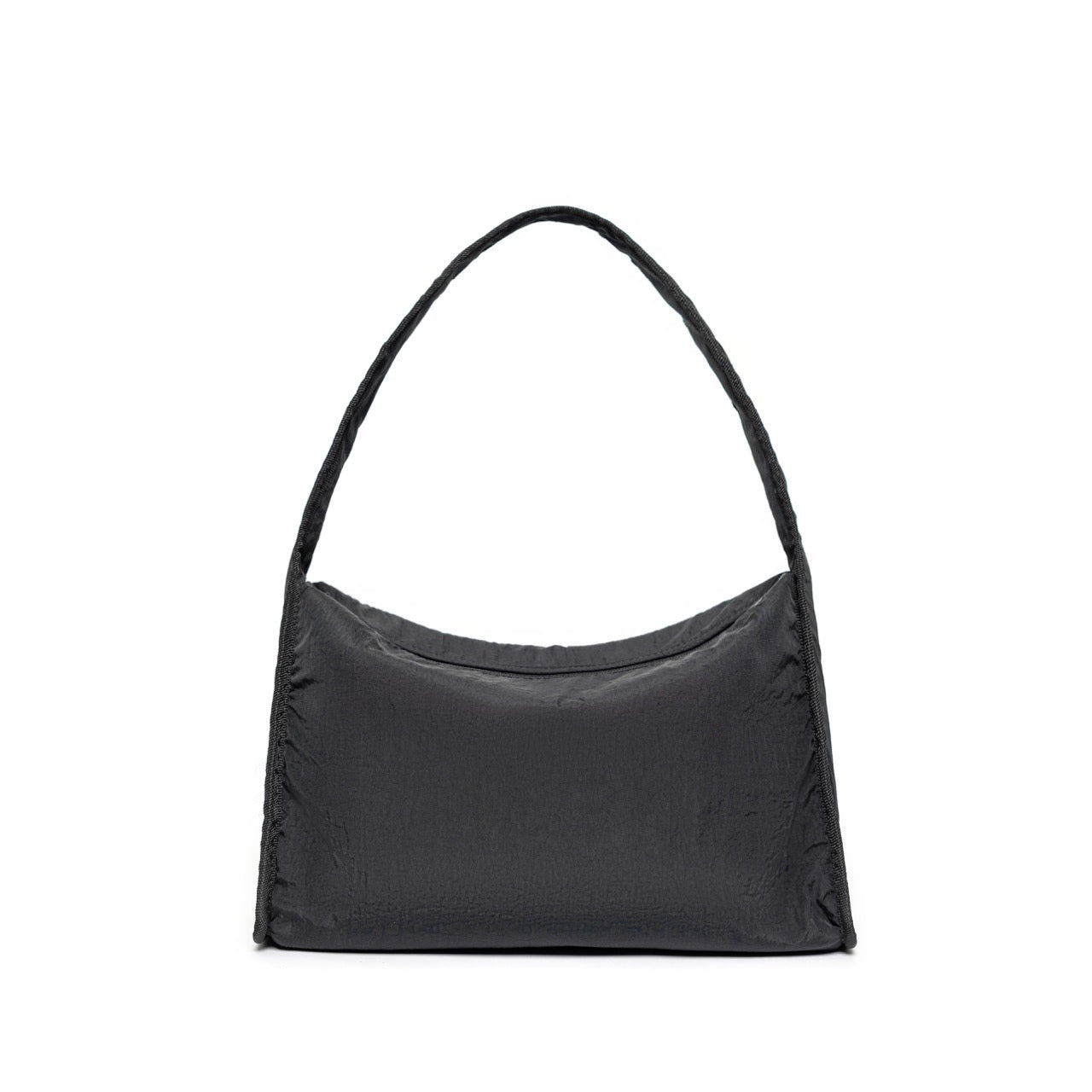 Kanavaia Crinkle Slouchy Shoulder Bag Black