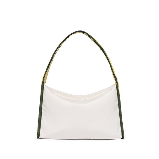Kanavaia Crinkle Slouchy Shoulder Bag Oat / Butter