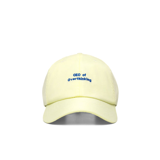 Kanavaia Drill Cap Pastel Yellow (CEO of Overthinking)