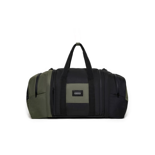 Kanavaia 3-in-1 Detachable Duffle Bag Black / Army Green