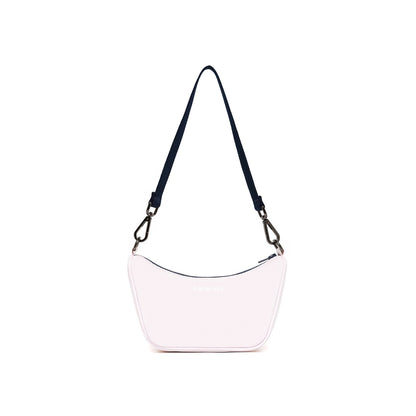 Kanavaia Mini Structured Baguette Shoulder Bag Baby Pink