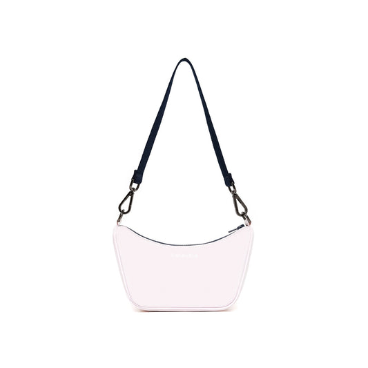 Kanavaia Mini Structured Baguette Shoulder Bag Baby Pink