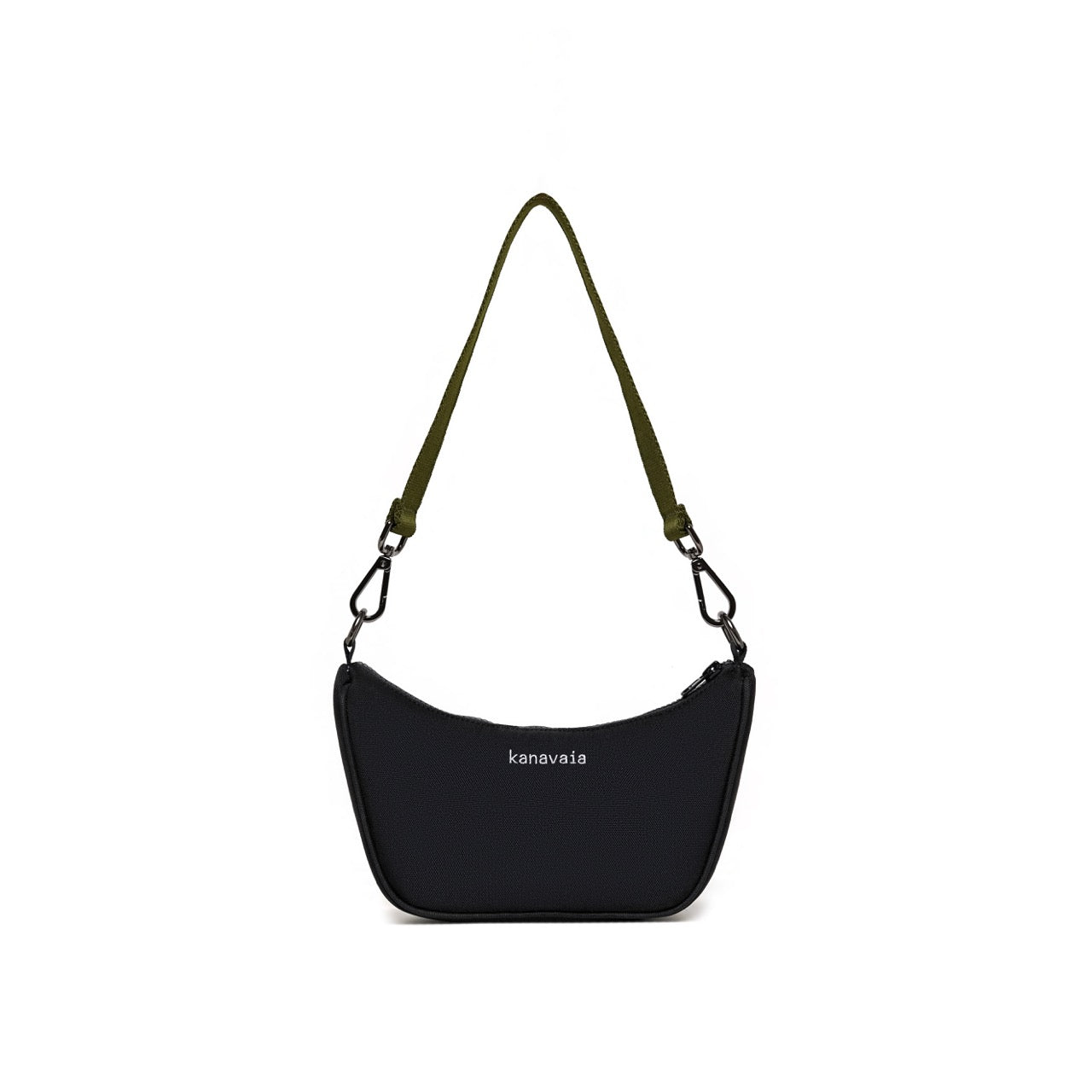 Kanavaia Mini Structured Baguette Shoulder Bag Black