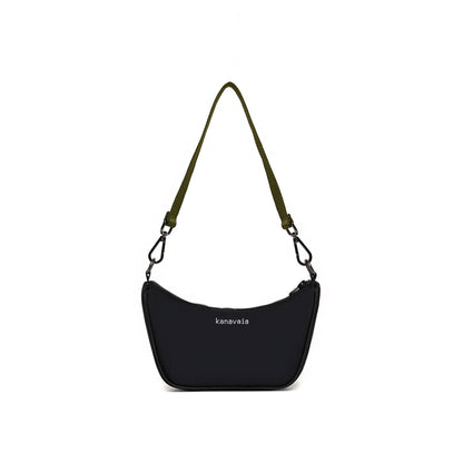 Kanavaia Mini Structured Baguette Shoulder Bag Black