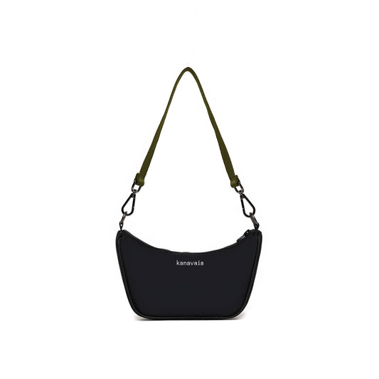 Kanavaia Mini Structured Baguette Shoulder Bag Black