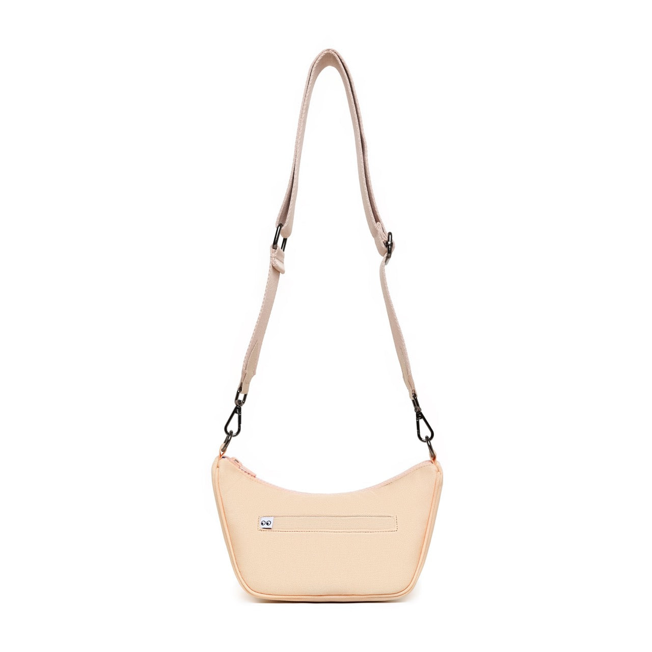 Kanavaia Mini Structured Baguette Shoulder Bag Coral Peach