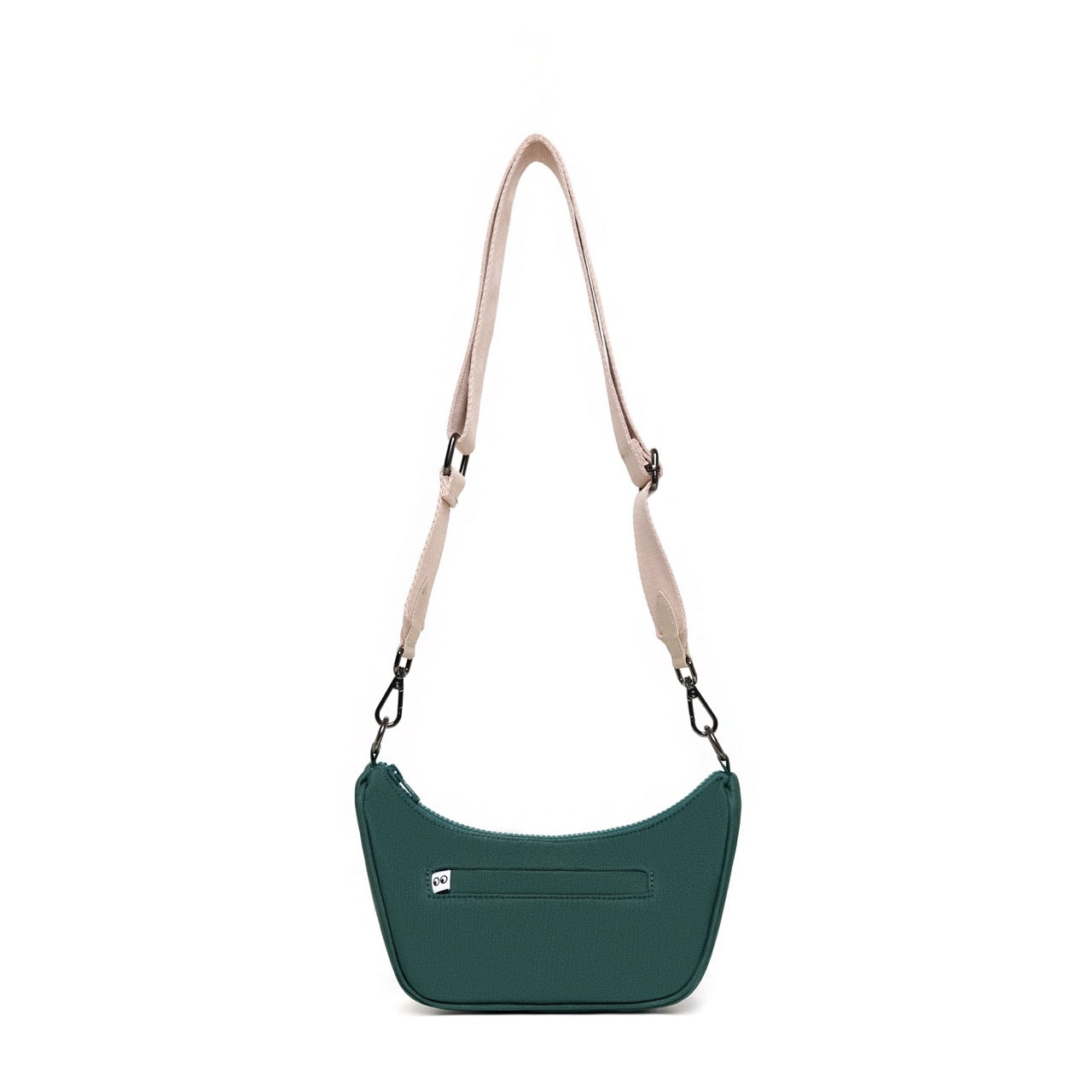 Kanavaia Mini Structured Baguette Shoulder Bag Hunter Green