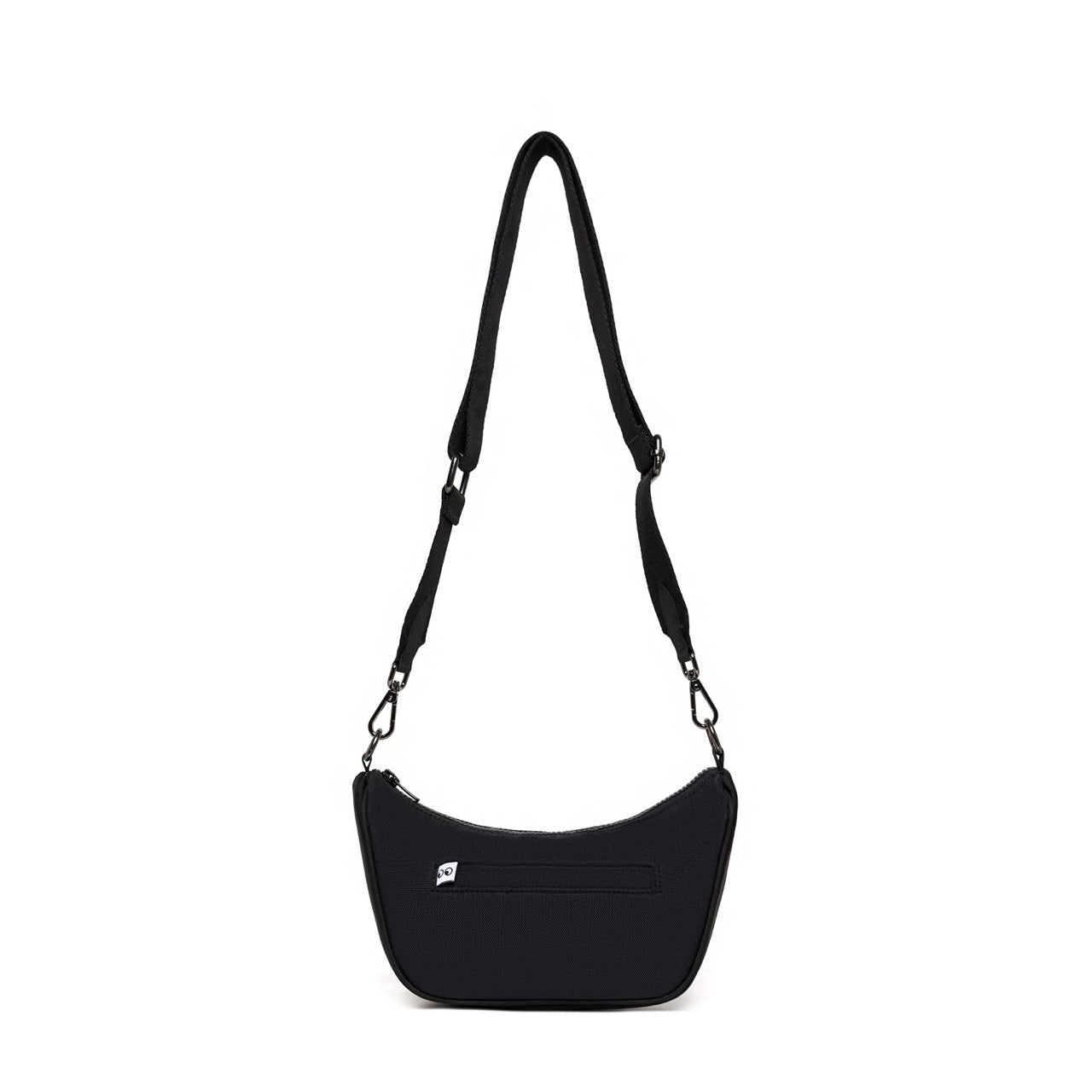 Kanavaia Mini Structured Baguette Shoulder Bag Black