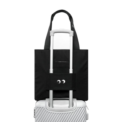 Kanavaia 2-in-1 Tote Laptop Bag All Black