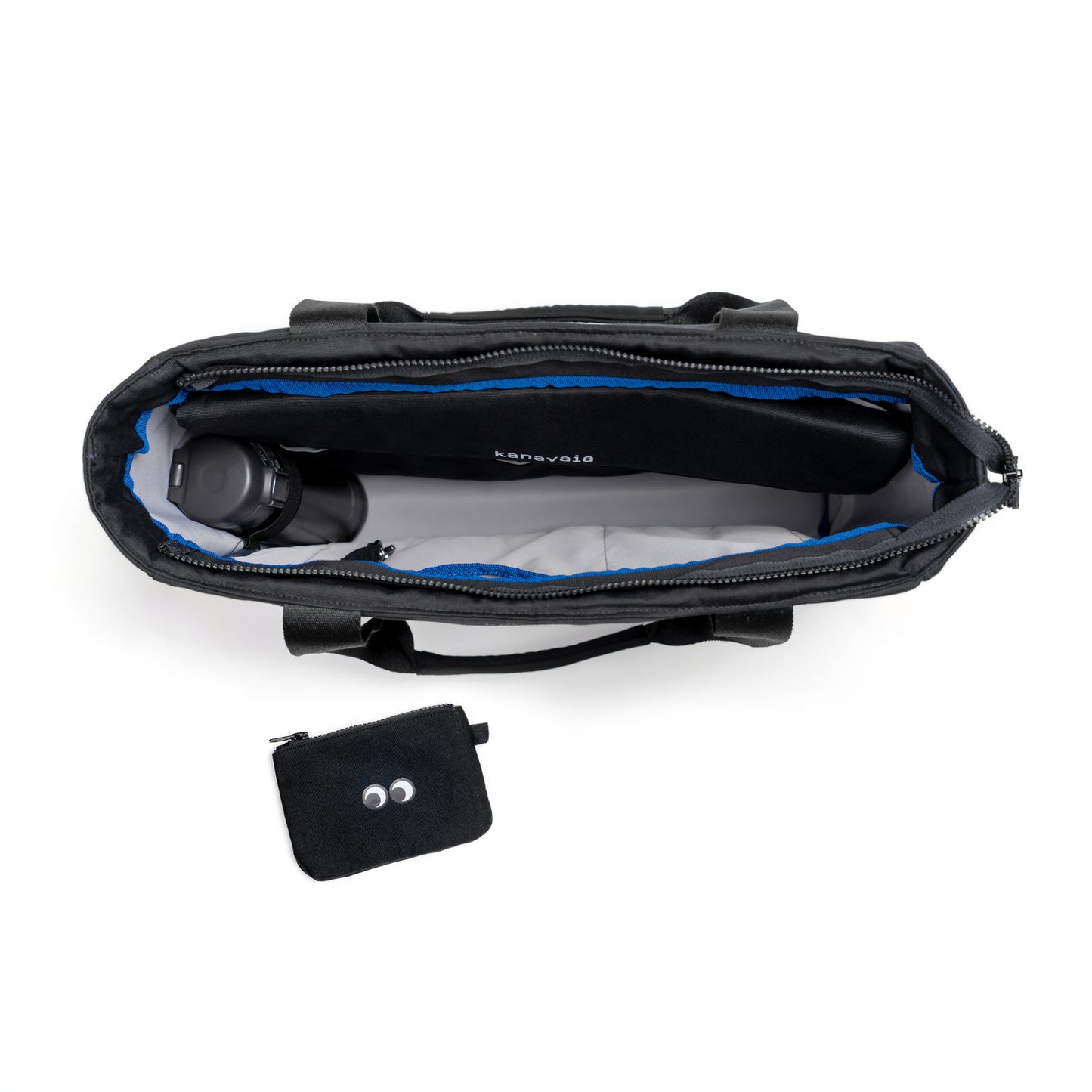 Kanavaia 2-in-1 Tote Laptop Bag All Black