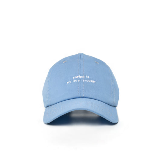 Kanavaia Drill Cap Baby Blue (Coffee is My Love Language)