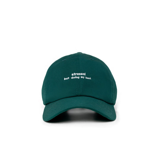 Kanavaia Drill Cap Teal (Stressed but Doing My Best)