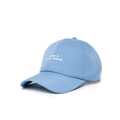 Kanavaia Drill Cap Baby Blue (Coffee is My Love Language)
