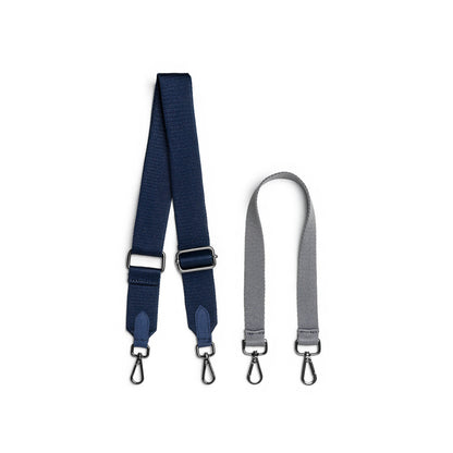 Kanavaia Mini Structured Baguette Shoulder Bag Navy Blue