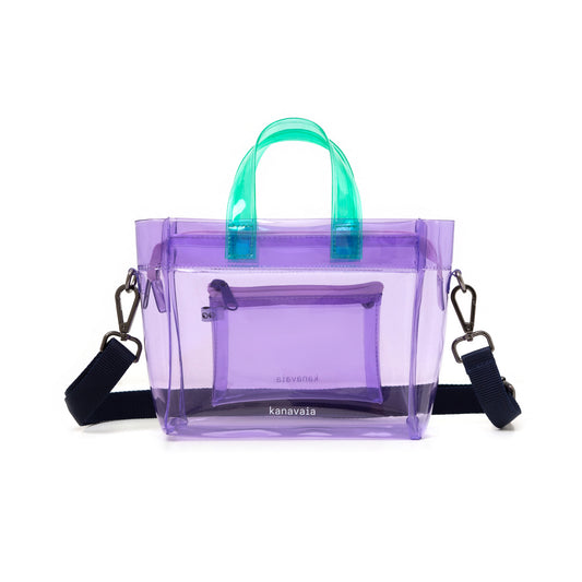 Kanavaia Mini PVC Tote Bag Lavender / Mint