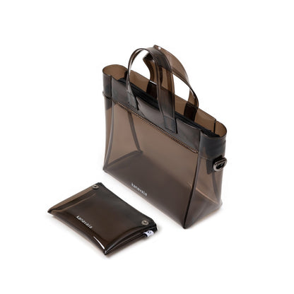 Kanavaia Mini PVC Tote Bag All Black