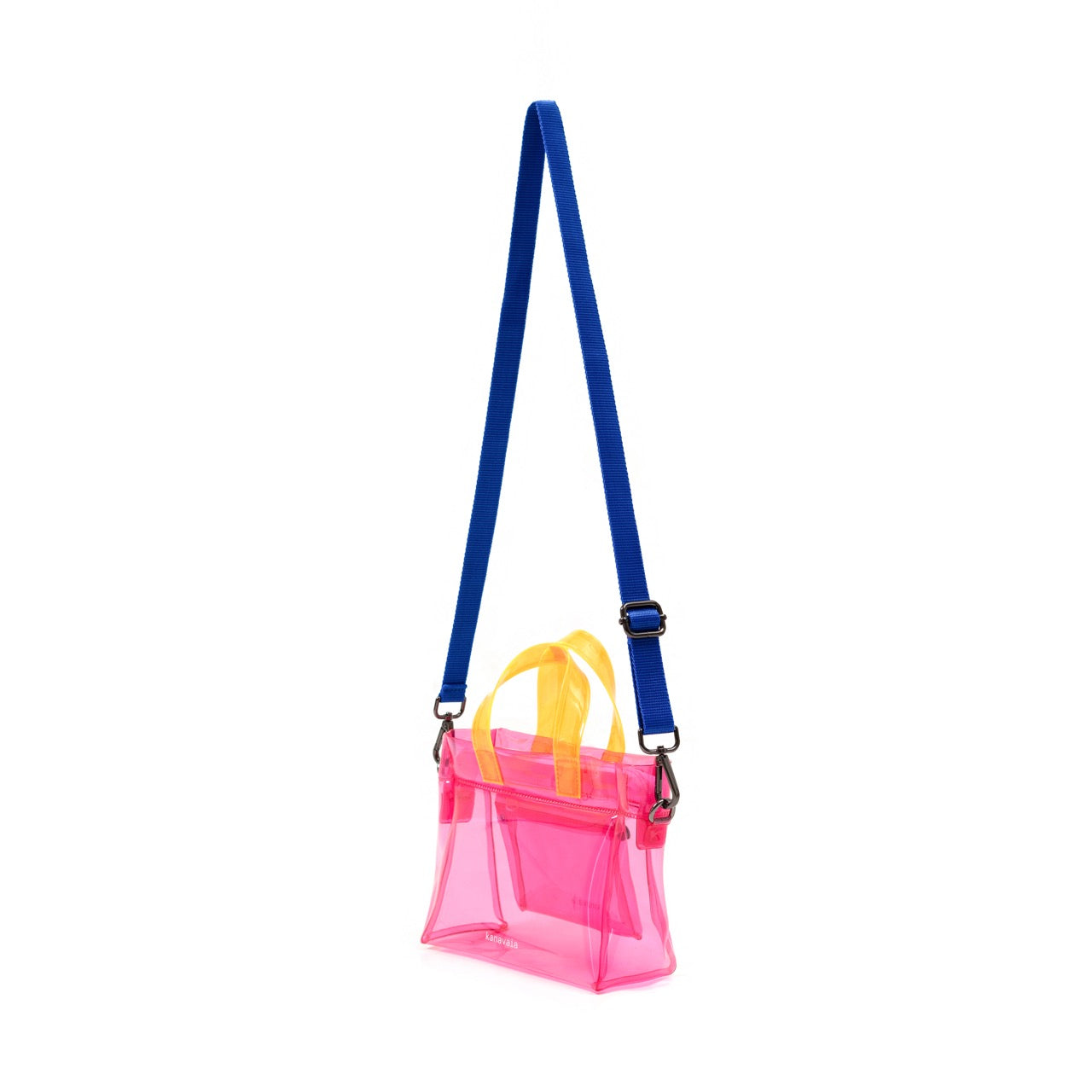 Kanavaia Mini PVC Tote Bag Hot Pink / Orange