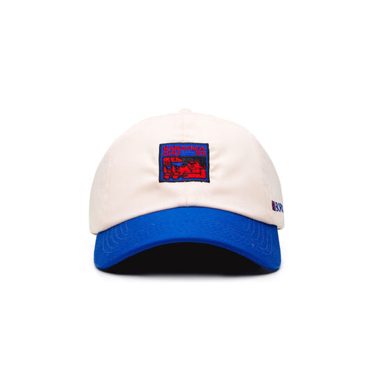 Kanavaia x Chuanslee - Drill Cap Cream / Blue - Luna Square