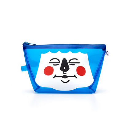 Kanavaia x Chuanslee - PVC Pouch Blue - Luna Face
