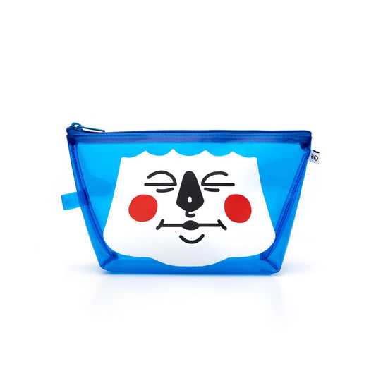 Kanavaia x Chuanslee - PVC Pouch Blue - Luna Face