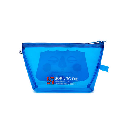 Kanavaia x Chuanslee - PVC Pouch Blue - Luna Face