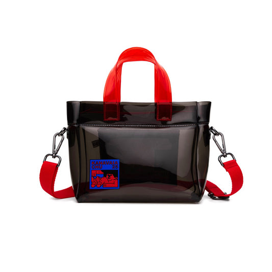 Kanavaia x Chuanslee - Mini PVC Tote Bag Black - Luna Square