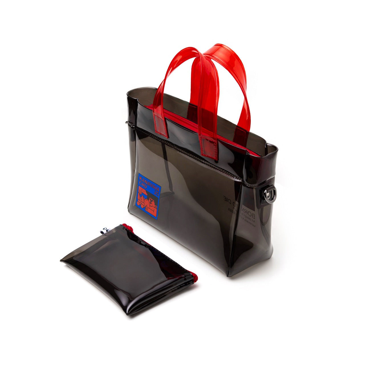 Kanavaia x Chuanslee - Mini PVC Tote Bag Black - Luna Square