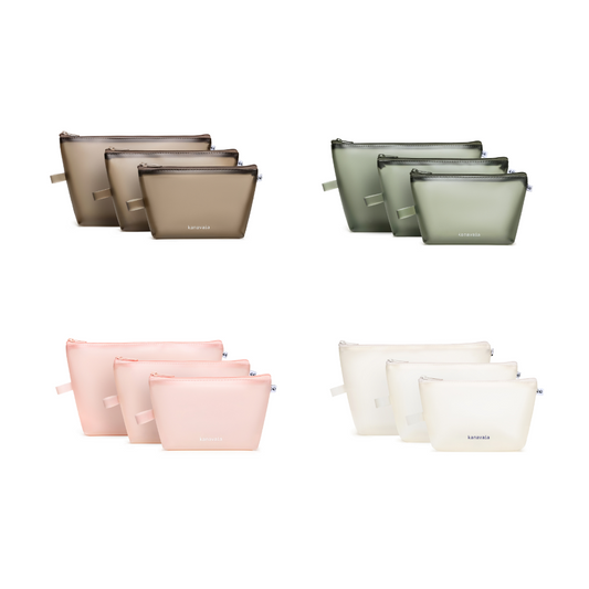 Kanavaia Frosted PVC Zip Pouch