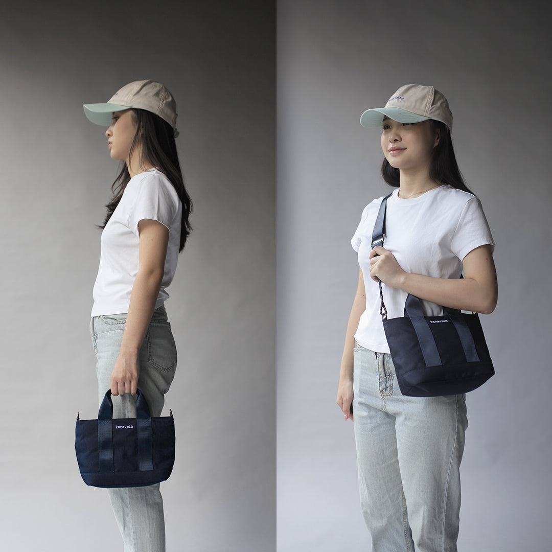 Kanavaia Mini Tote Bag All Navy Blue