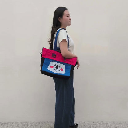Kanavaia x Chuanslee - Multi-way Canvas Tote Bag