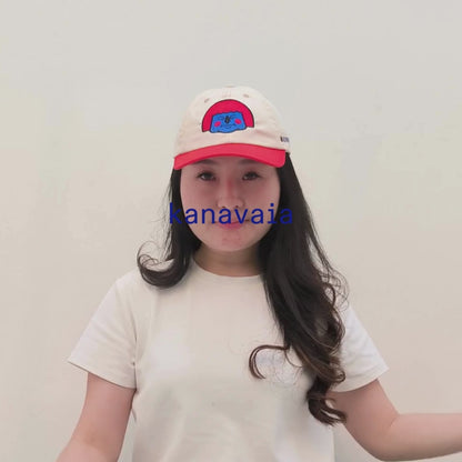 Kanavaia x Chuanslee - Drill Cap Cream / Red - Luna Red