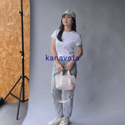 Kanavaia Mini Tote Bag Baby Pink / Cream
