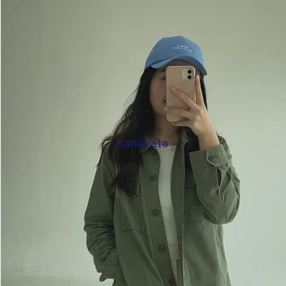Kanavaia Drill Cap Baby Blue (Coffee is My Love Language)