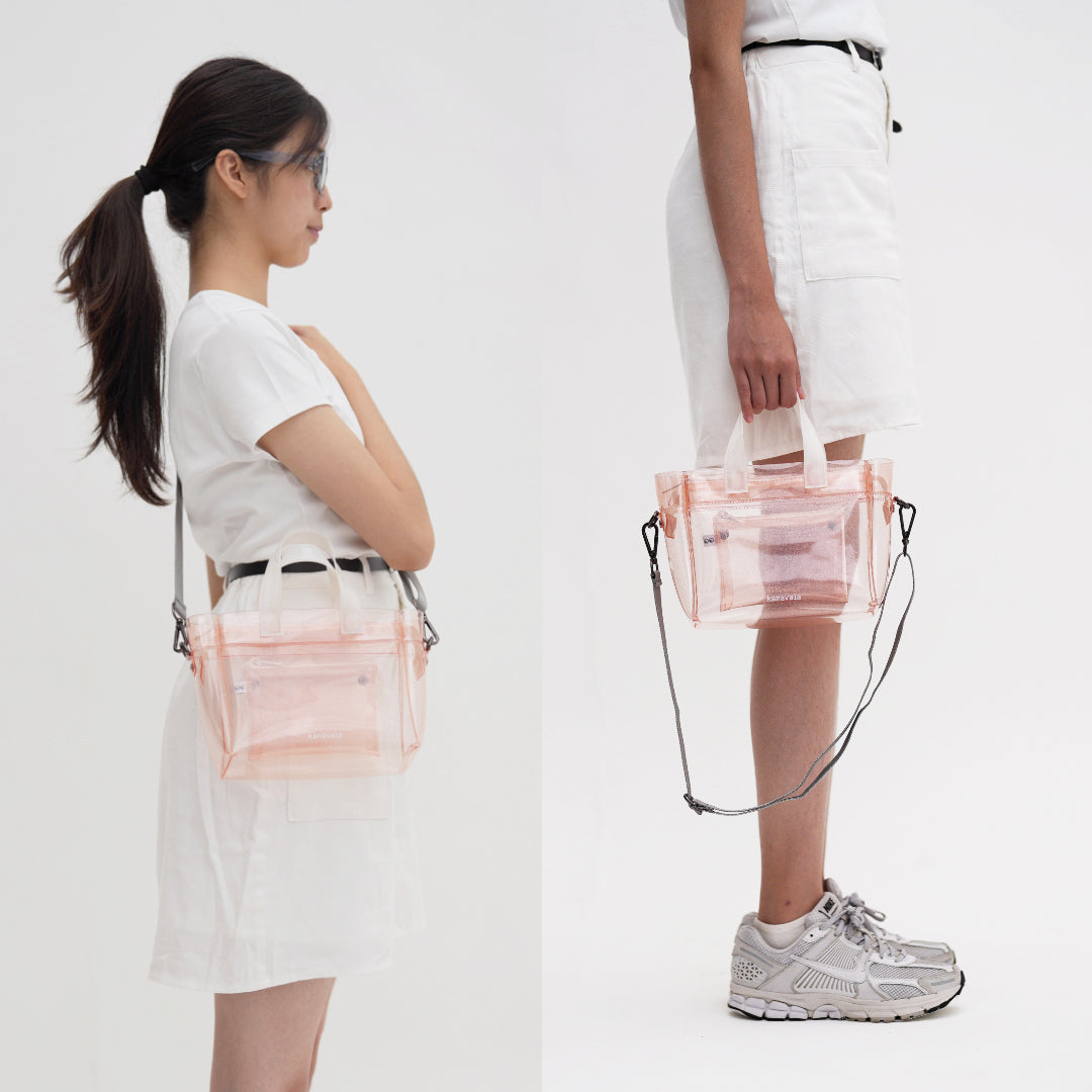 Kanavaia Mini PVC Tote Bag Stellar Peach