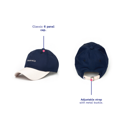 Kanavaia Drill Cap Navy Blue / Cream